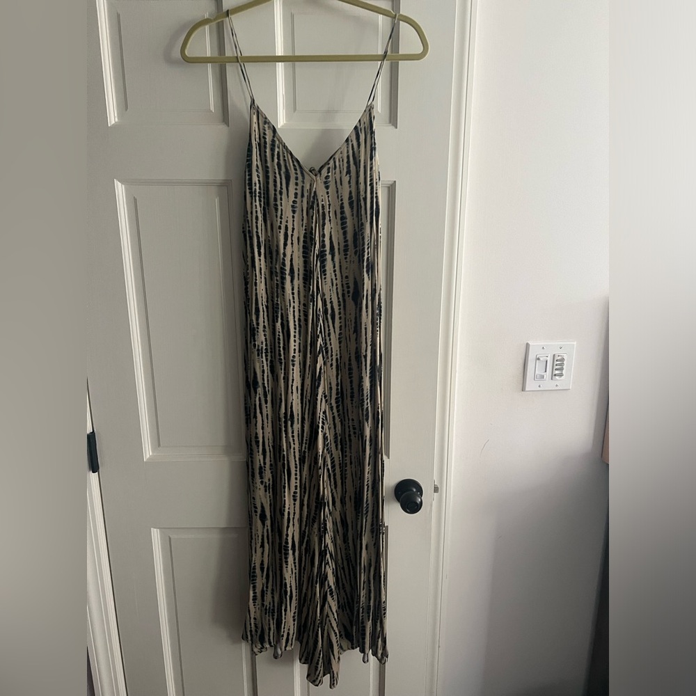 Shibori tie die ankle length Zara sun dress